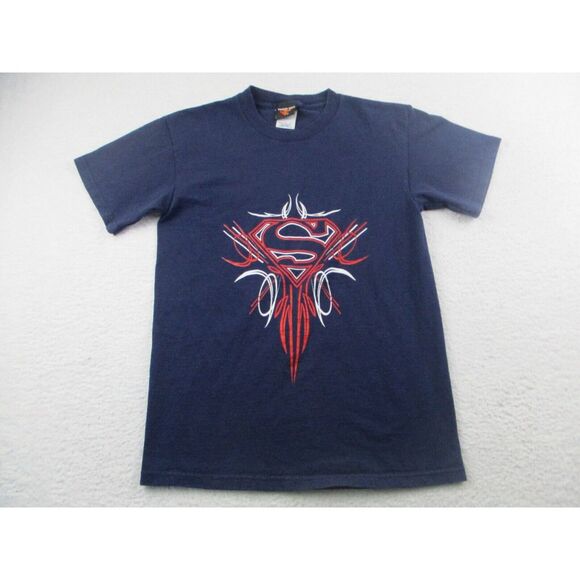 Superman Vintage Logo T Shirt‎ Mens Small S Man of Steel  Clark Kent DC Comics - Picture 1 of 9